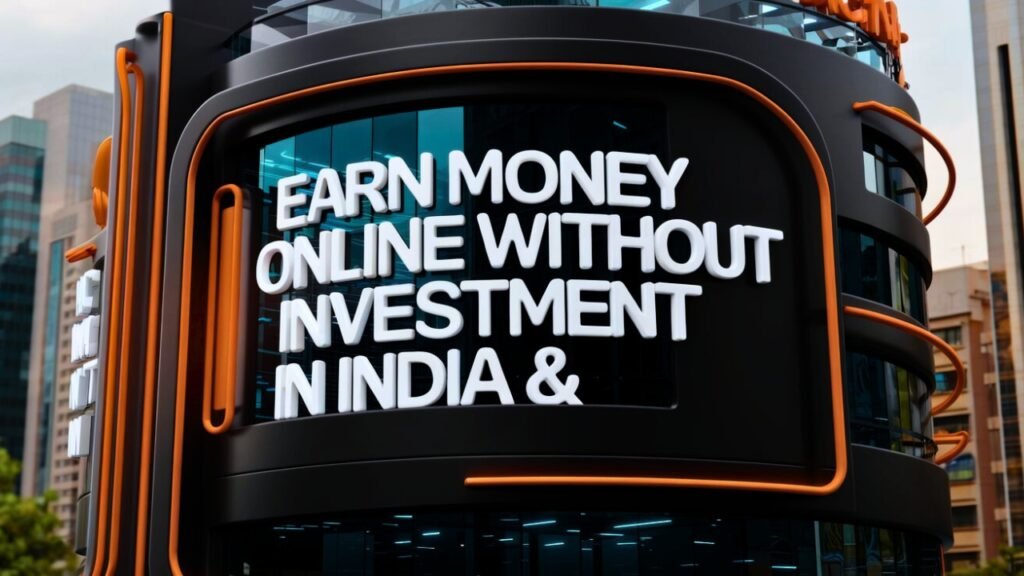 Earn Money Online Without Investment In India