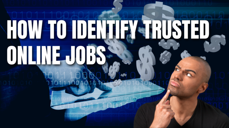 How to Identify Trusted Online Jobs