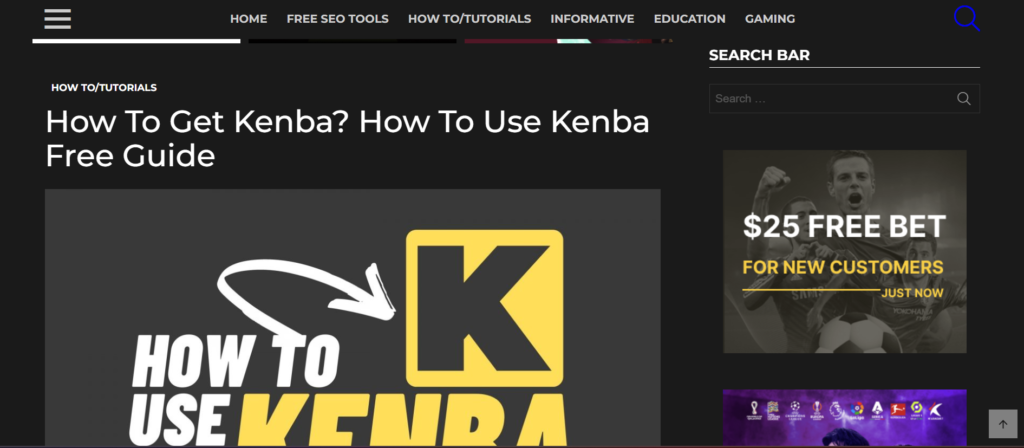 How to use Kenba