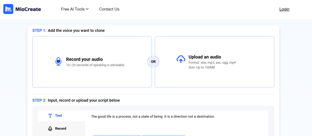 AI Voice Generator Free