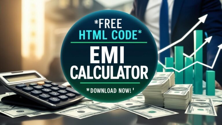 HTML Code Of Loan EMI Calculator