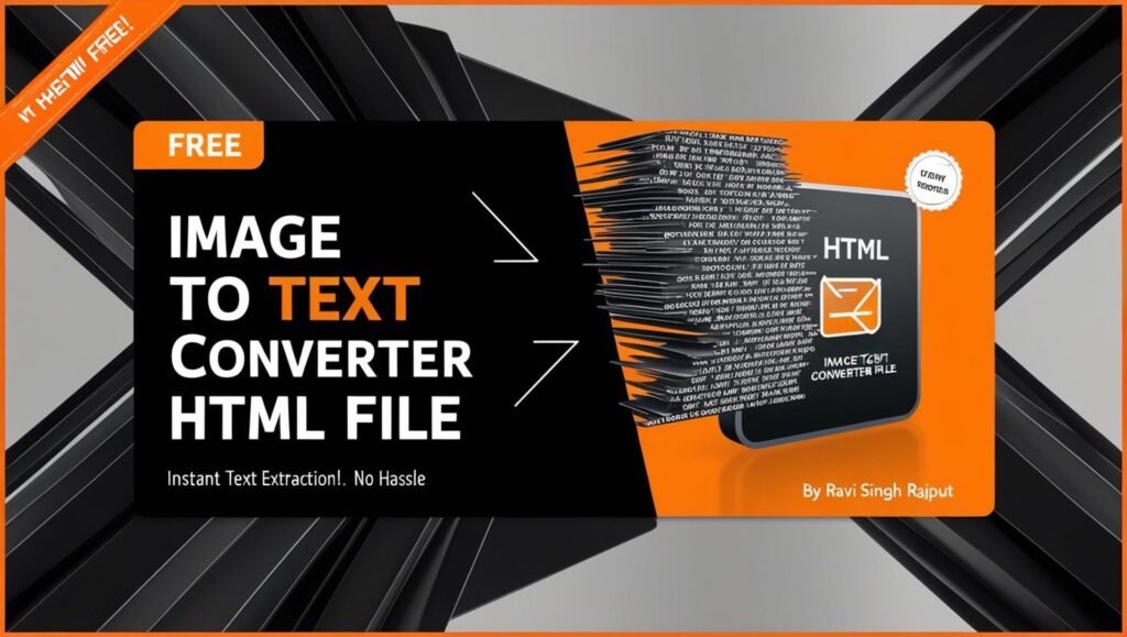 Free Image To Text Converter HTML File