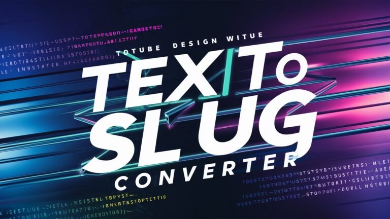 Text to Slug Converter